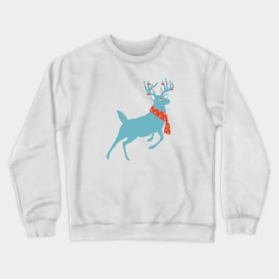 Blue reindeer xmas Crewneck Sweatshirt